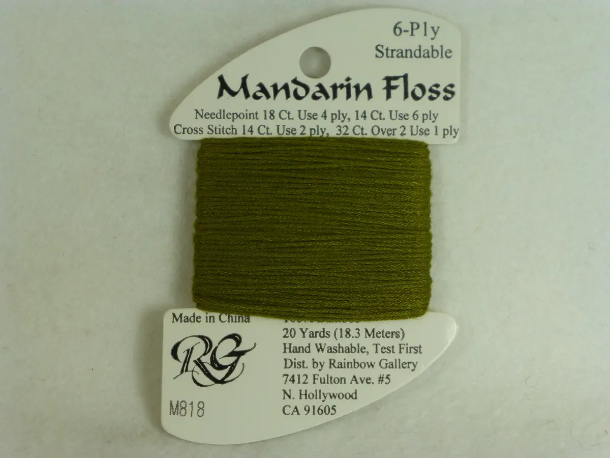 Mandarin Floss M818 Olive 1