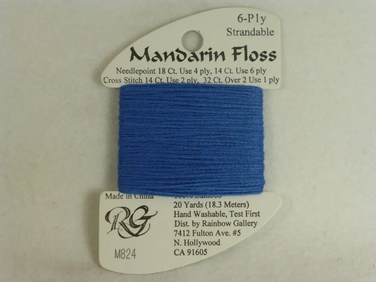 Mandarin Floss M824 Dark Wedgewood 1