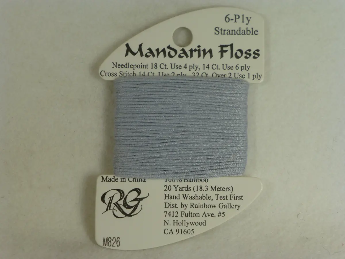 Mandarin Floss M826 Pearl Gray 1