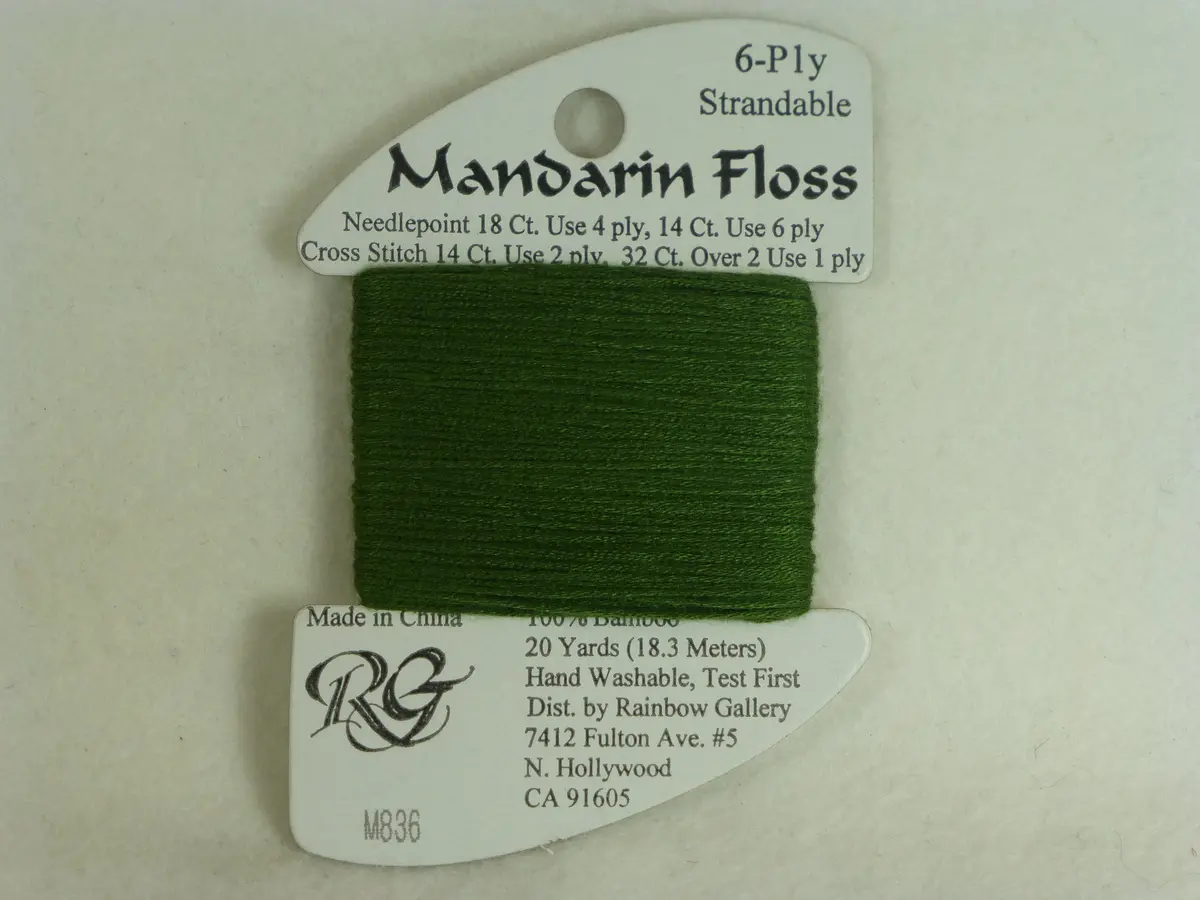 Mandarin Floss M836 Pistachio 1
