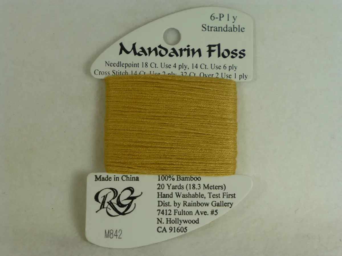 Mandarin Floss M842 Straw 1