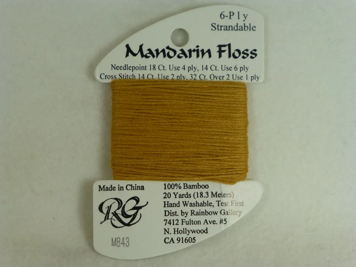 Mandarin Floss M843 Dark Straw 1