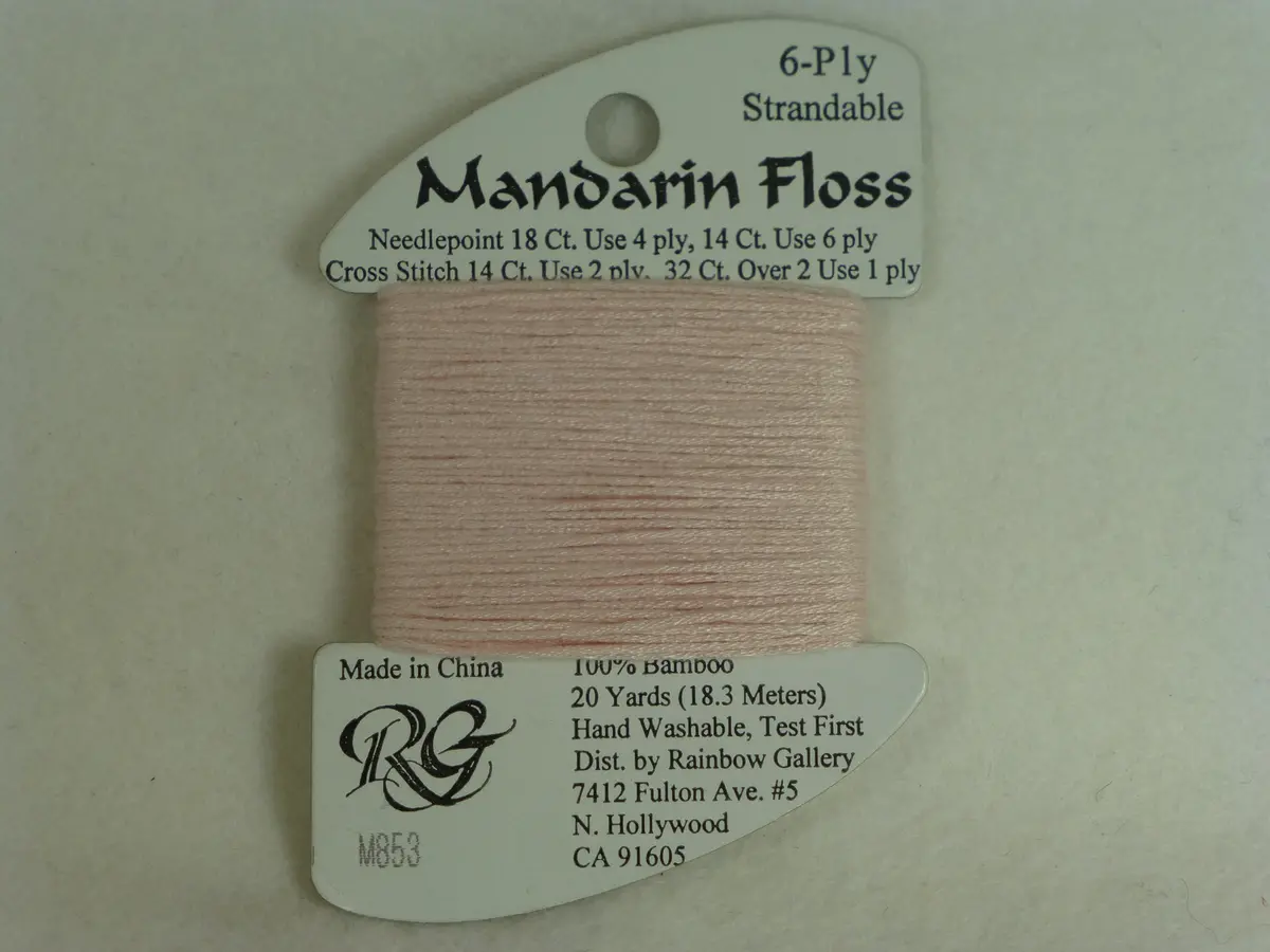 Mandarin Floss M853 Pale Peach Flesh 1