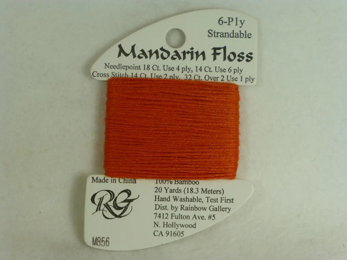 Mandarin Floss M856 Dark Orange 1