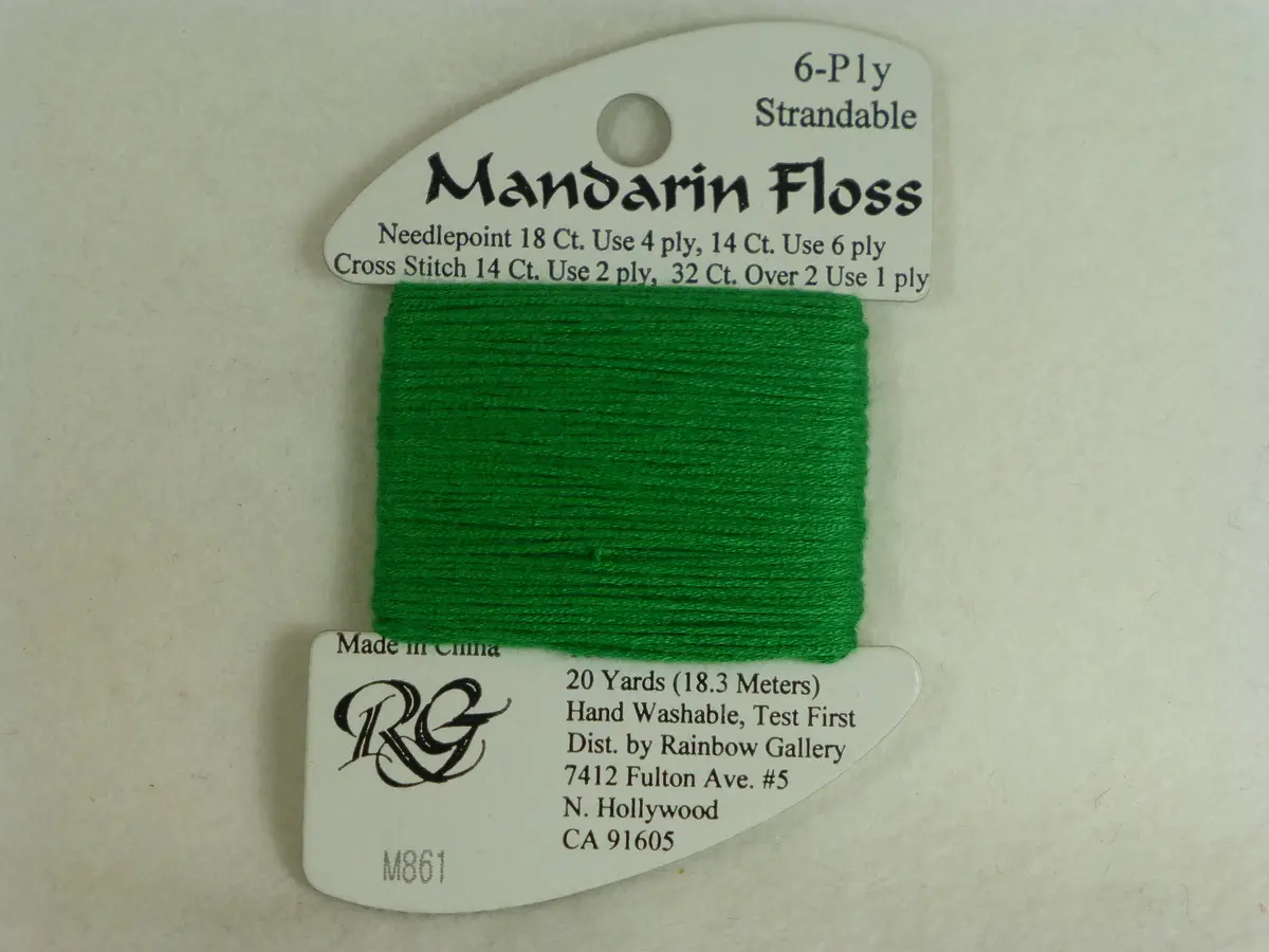 Mandarin Floss M861 Lite Christmas Green 1