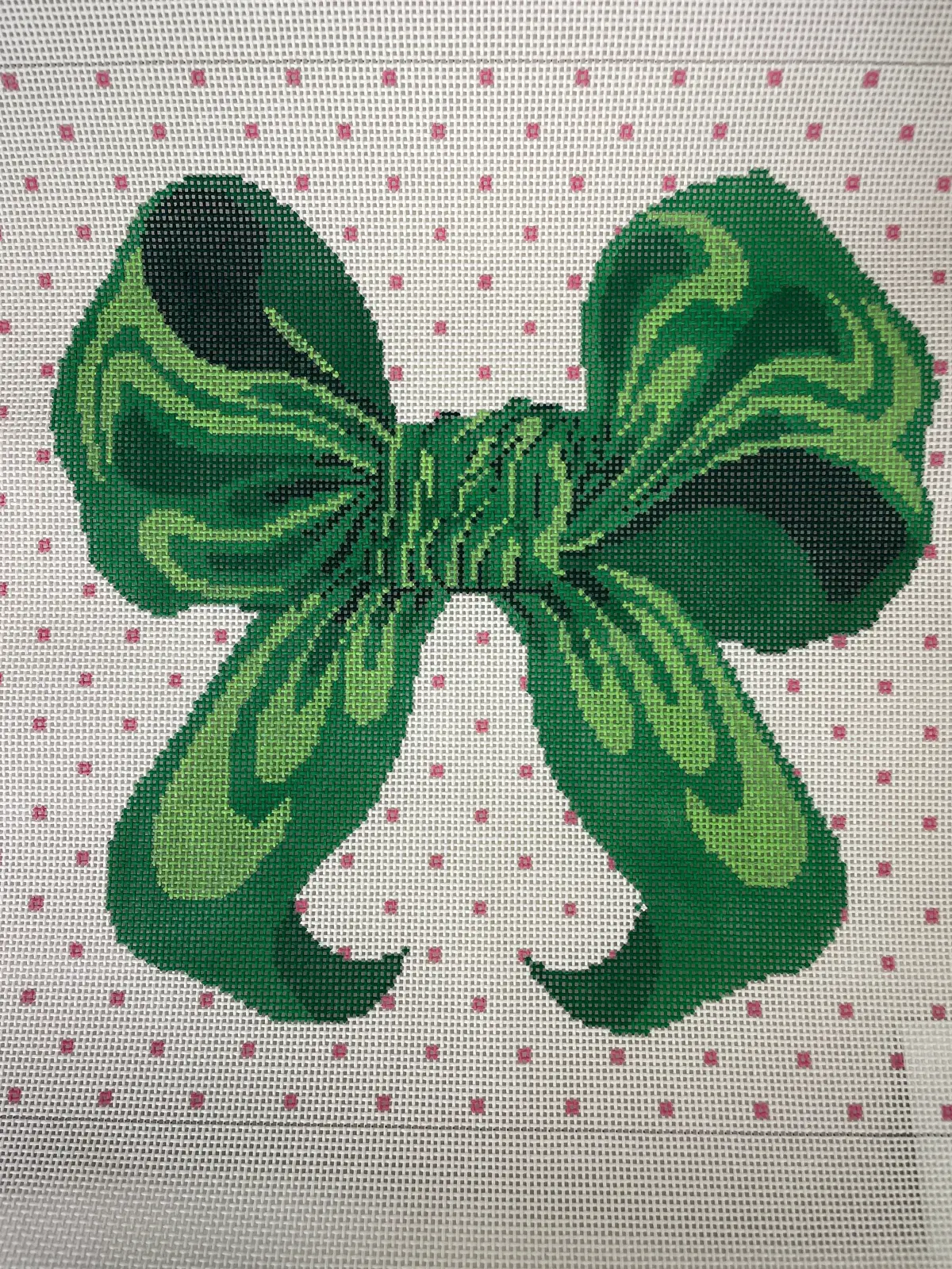* The Collection Designs Kb18 Spring Green Bow 1