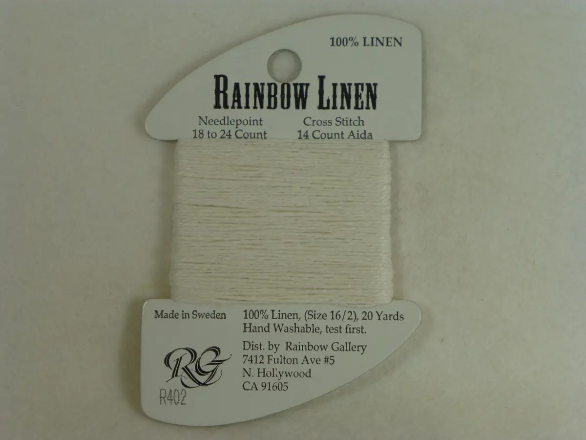 Rainbow Linen R402 White 1