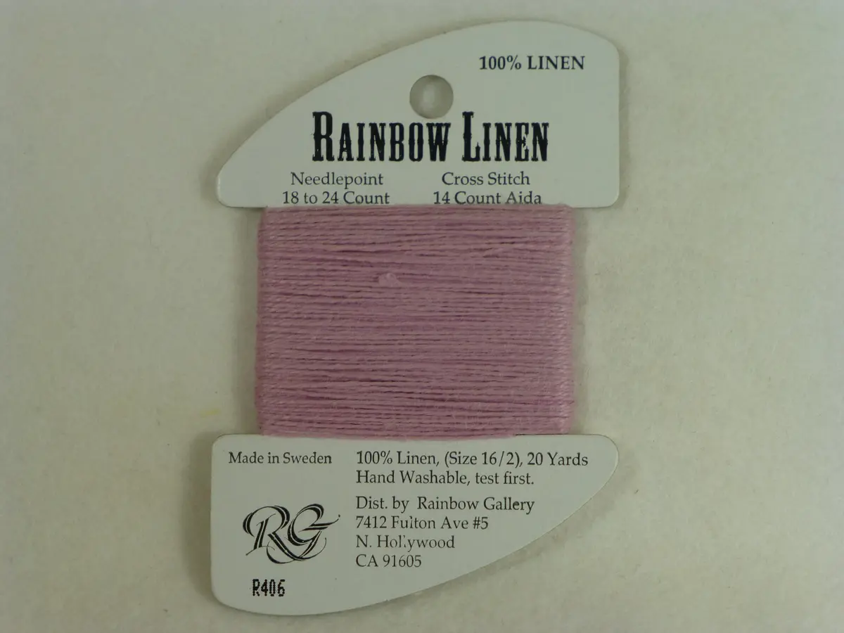 Rainbow Linen R406 Pale Mauve 1