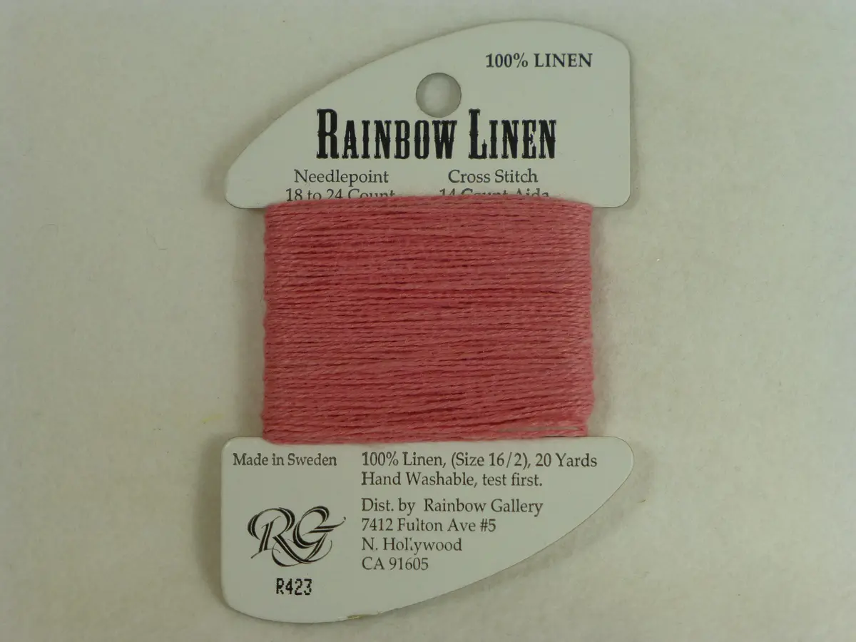 Rainbow Linen R423 Dark Rose 1