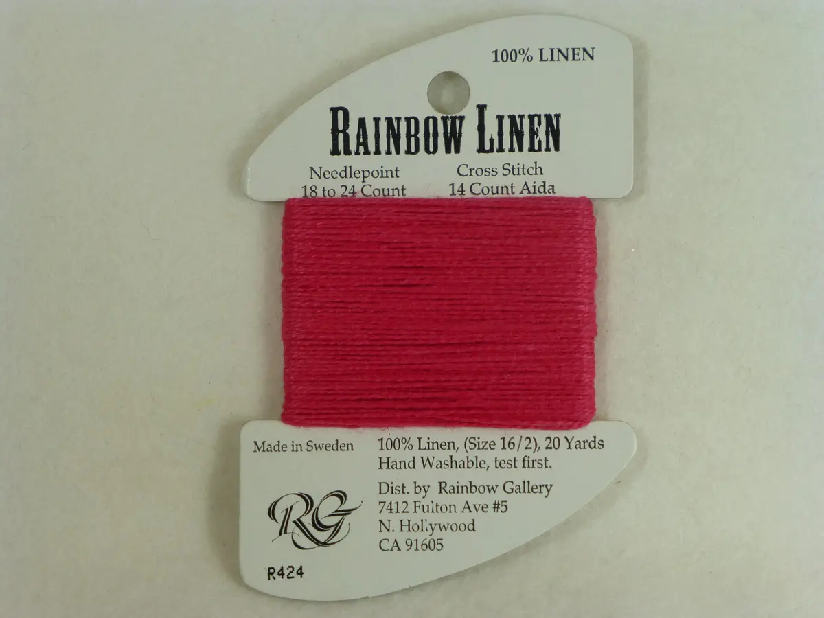 Rainbow Linen R424 Hot Pink 1