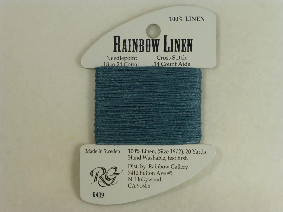 Rainbow Linen R439 Dark Gray Green 1