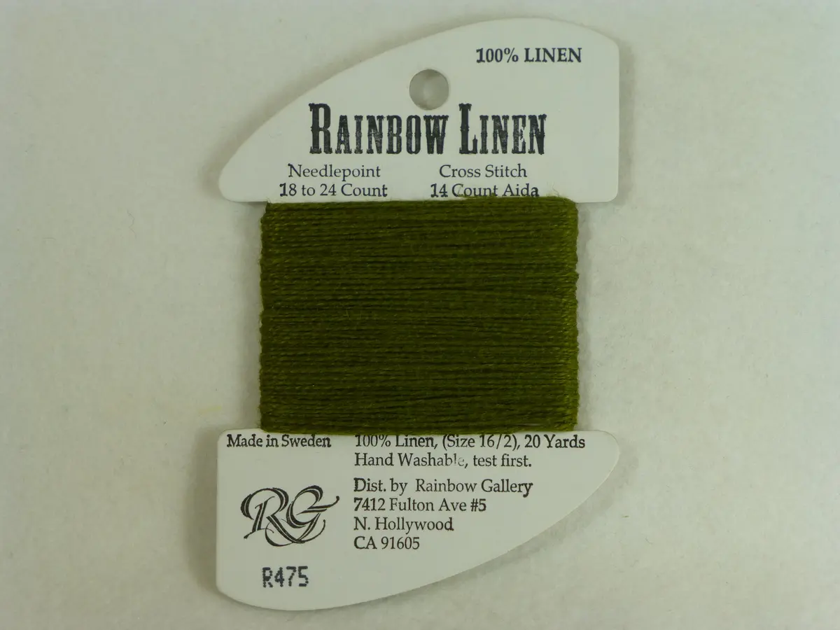 Rainbow Linen R475 Loden Green 1
