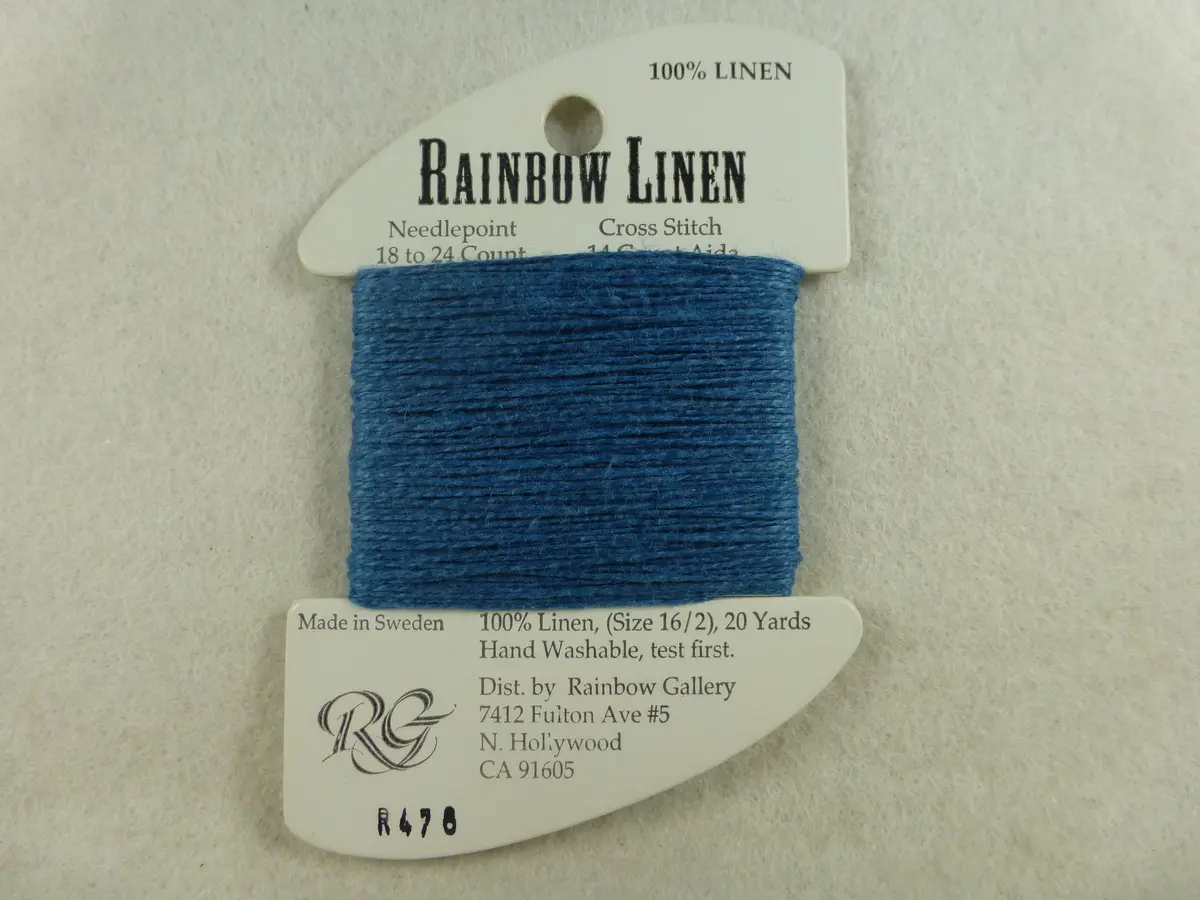 Rainbow Linen R476 Teal Blue 1