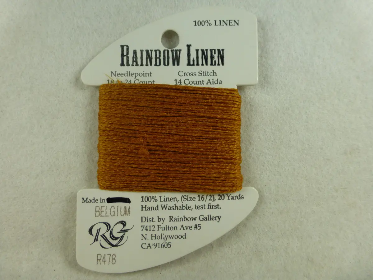 Rainbow Linen R478 Butterscotch 1