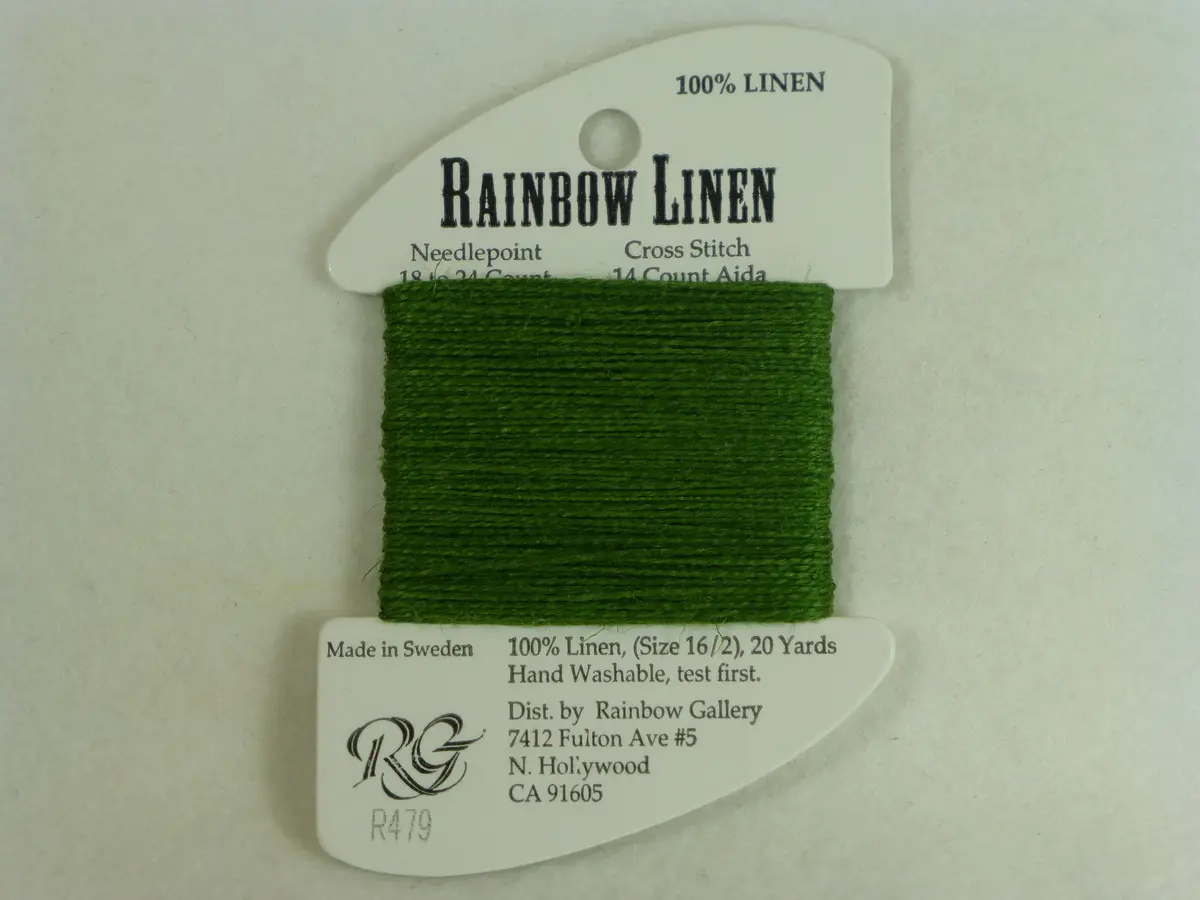 Rainbow Linen R479 Leaf Green 1