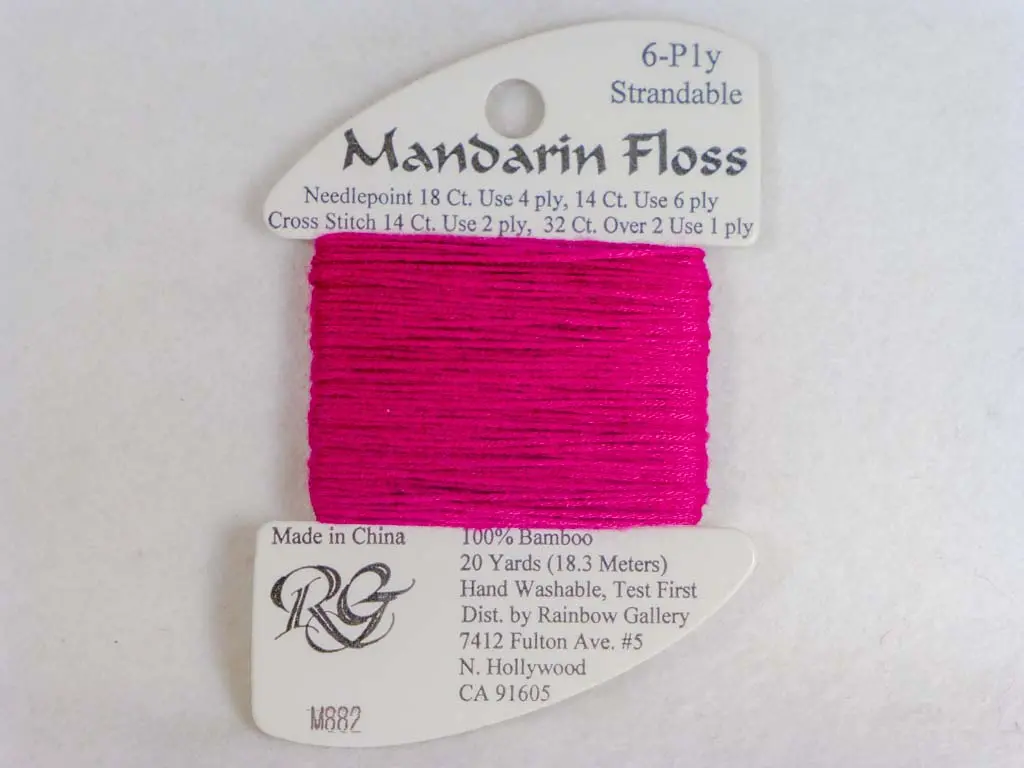 Mandarin Floss M882 Very Dark Raspberry 1