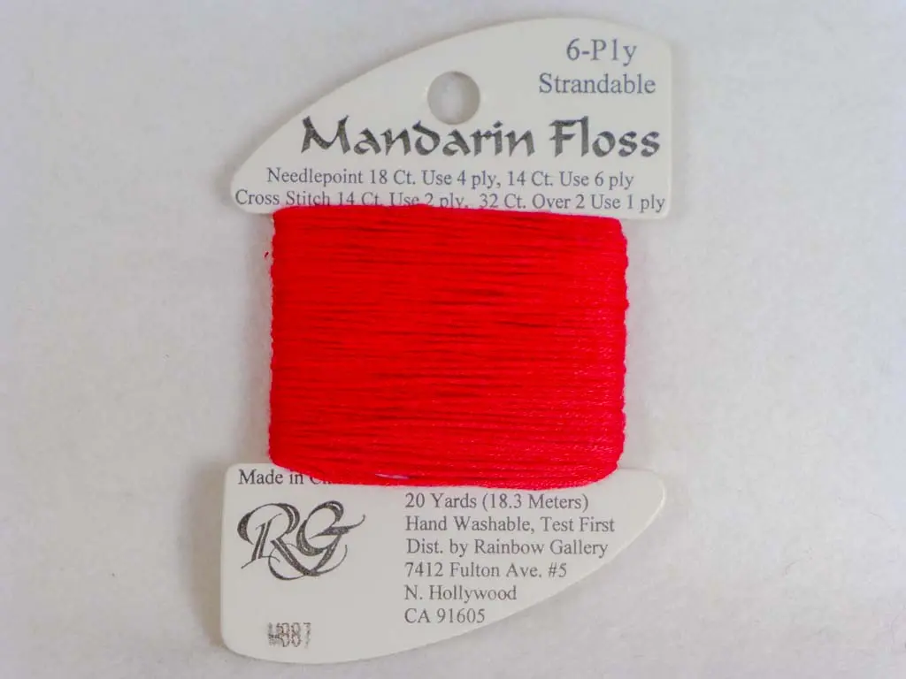 Mandarin Floss M887 Lite Christmas Red 1