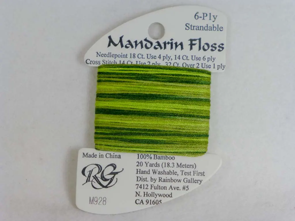 Mandarin Floss M928 Green Fields 1
