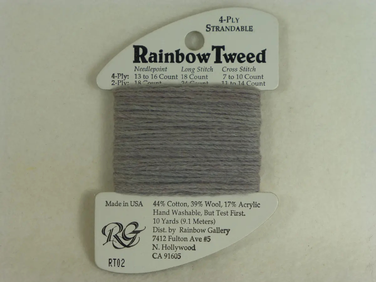 Rainbow Tweed Rt02 Medium Shell Gray 1