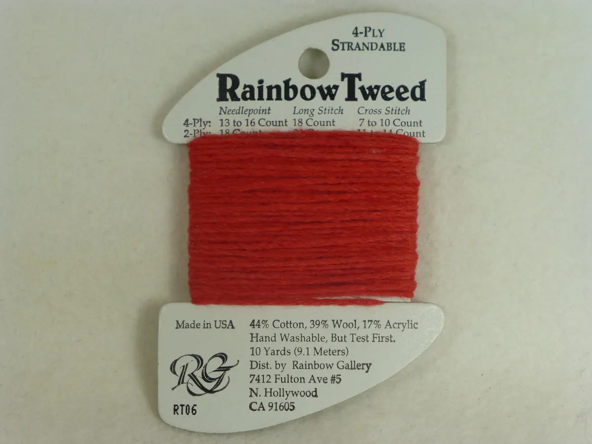 Rainbow Tweed Rt06 Red 1