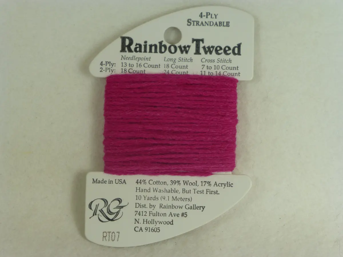 Rainbow Tweed Rt07 Fuchsia 1