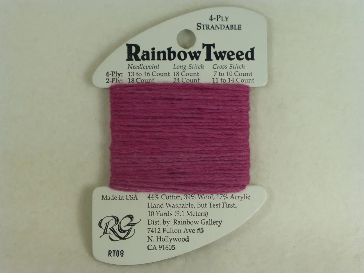 Rainbow Tweed Rt08 Raspberry 1