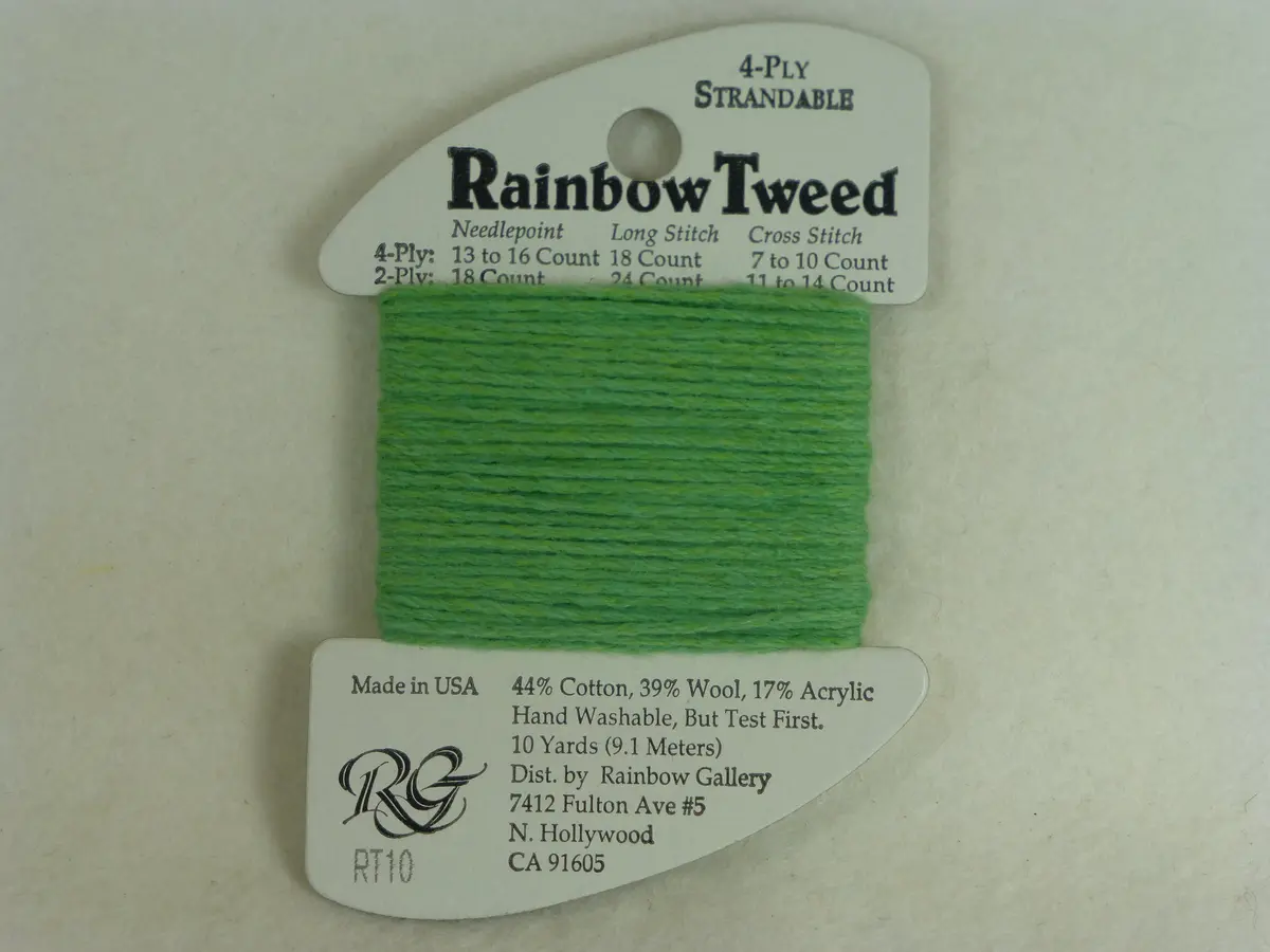 Rainbow Tweed Rt10 Leaf Green 1