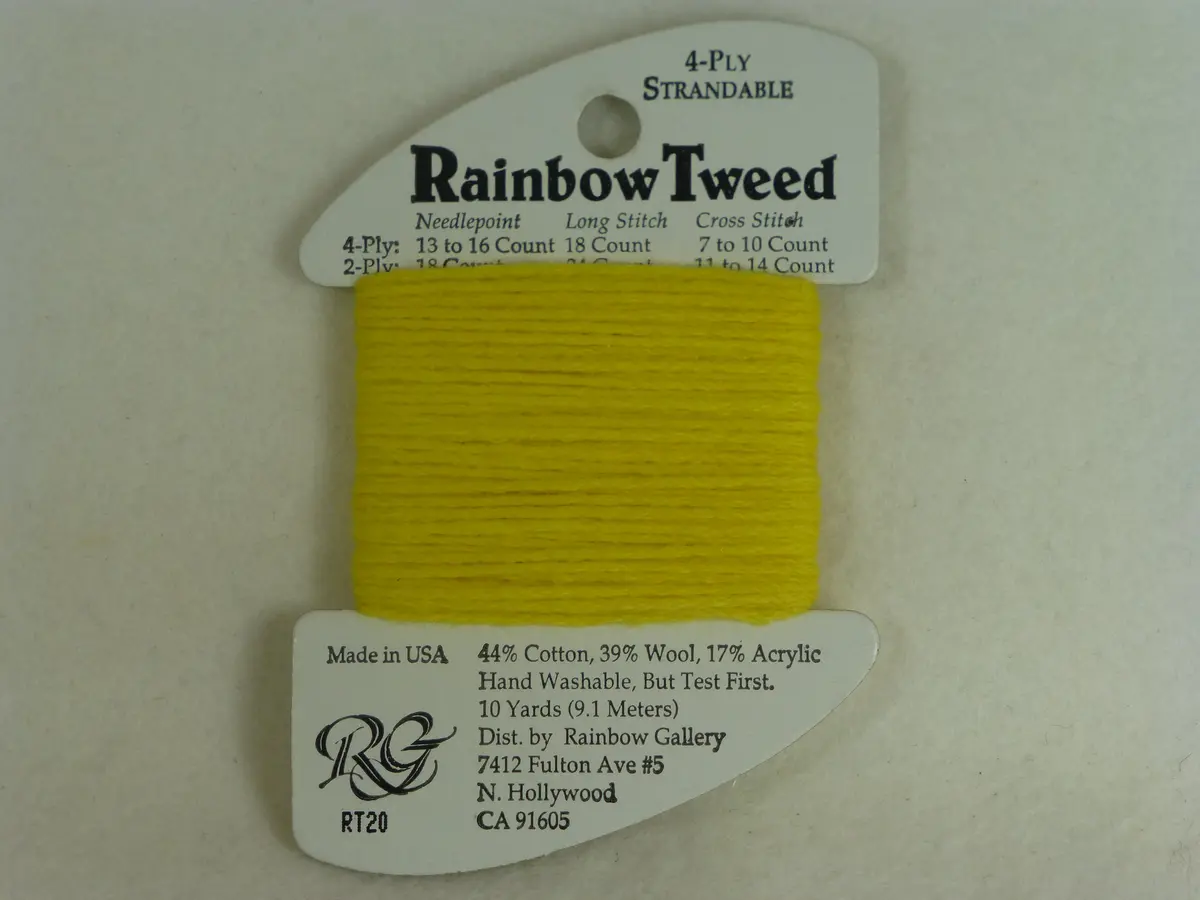 Rainbow Tweed Rt20 Yellow 1