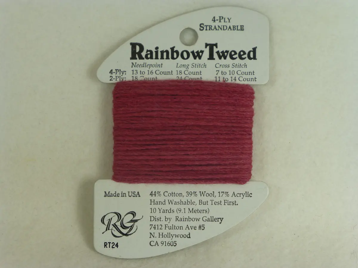 Rainbow Tweed Rt24 Dark Mauve 1