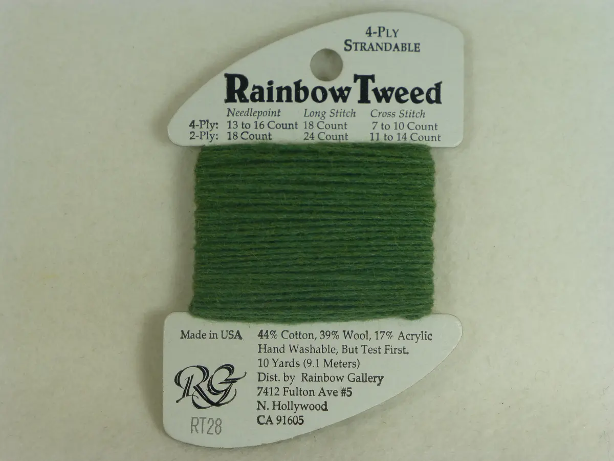 Rainbow Tweed Rt28 Dark Green 1