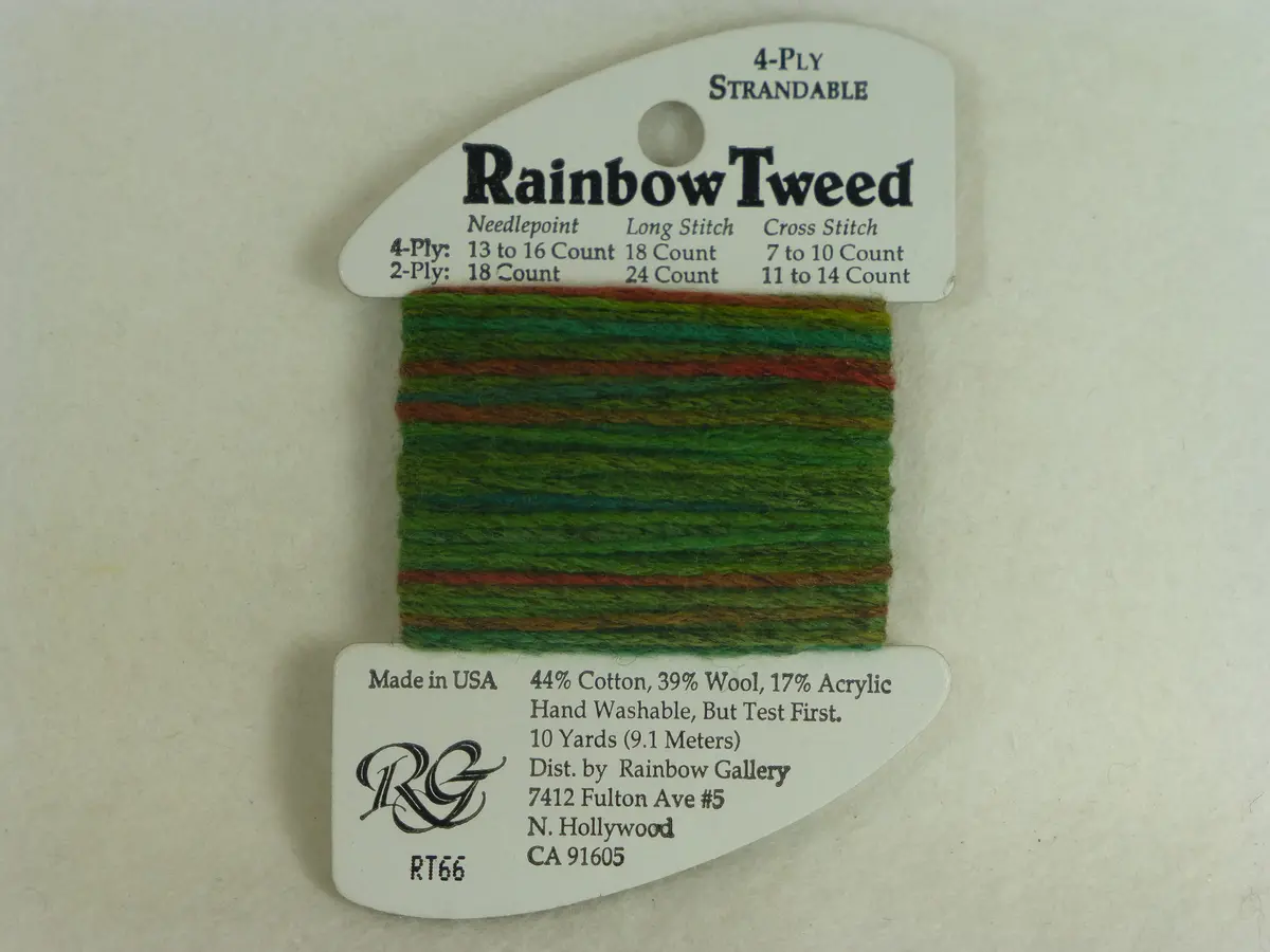 Rainbow Tweed Rt66 Leaf Green 1