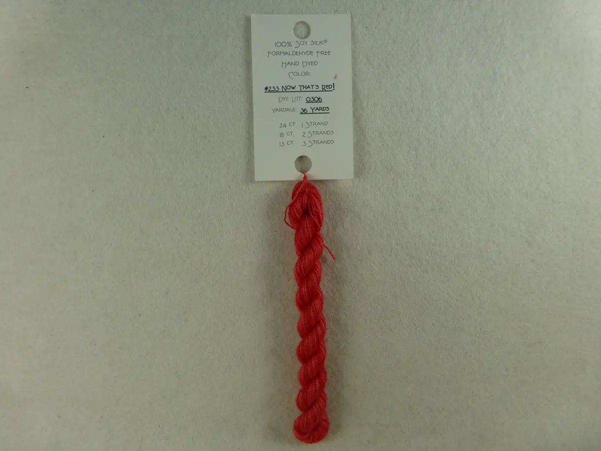 Soy Luster 233 Now That's Red 1