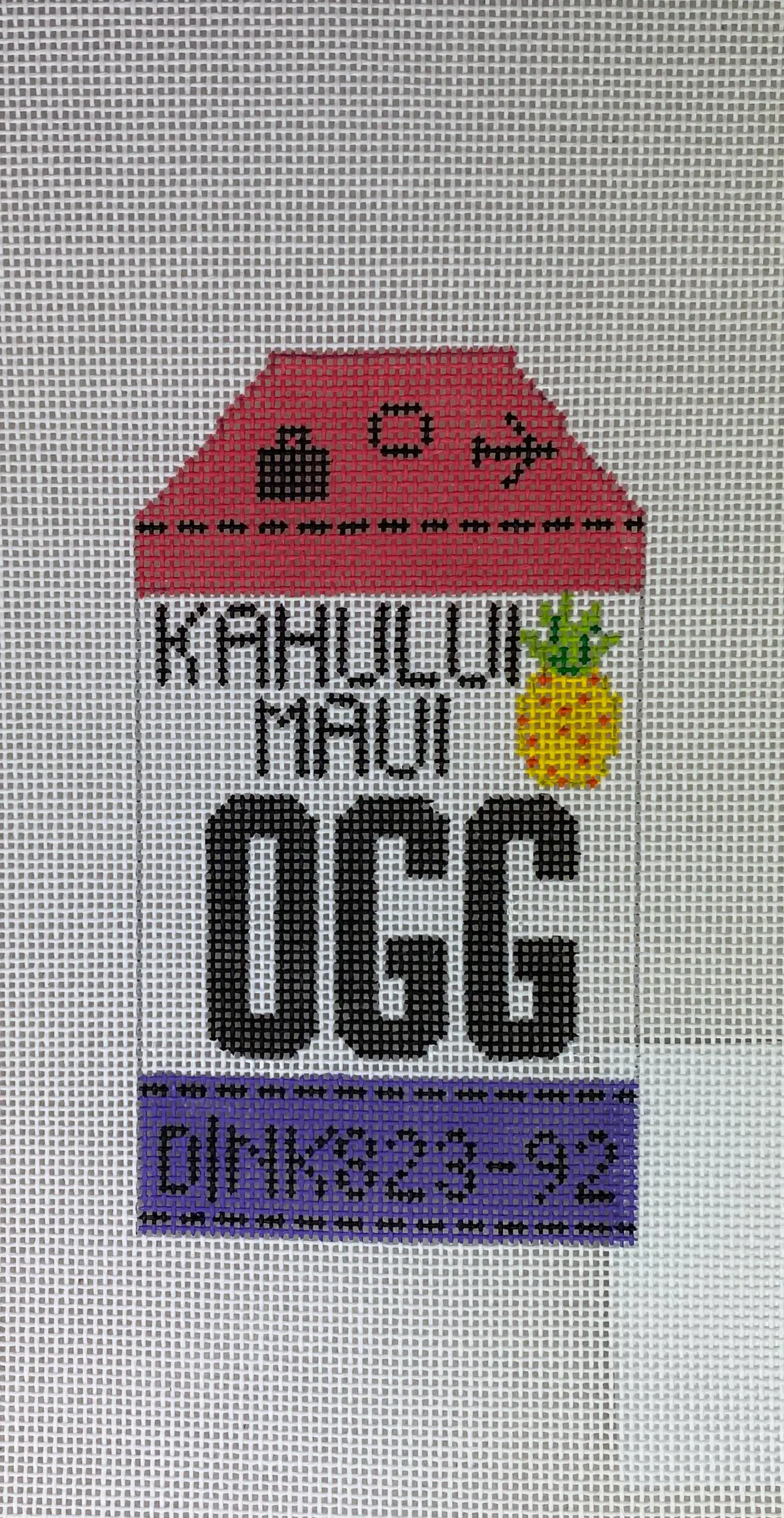 Hedgehog Needlepoint Hh1ogg Maui 1