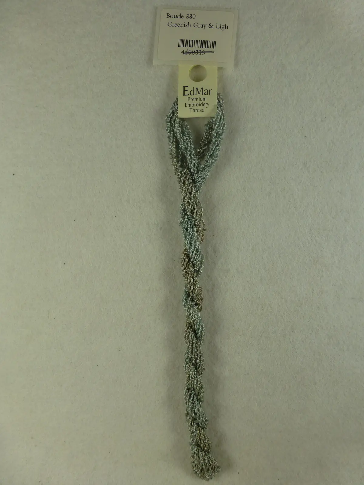 Boucle 330 Light Greenish Gray & Light Tan 1