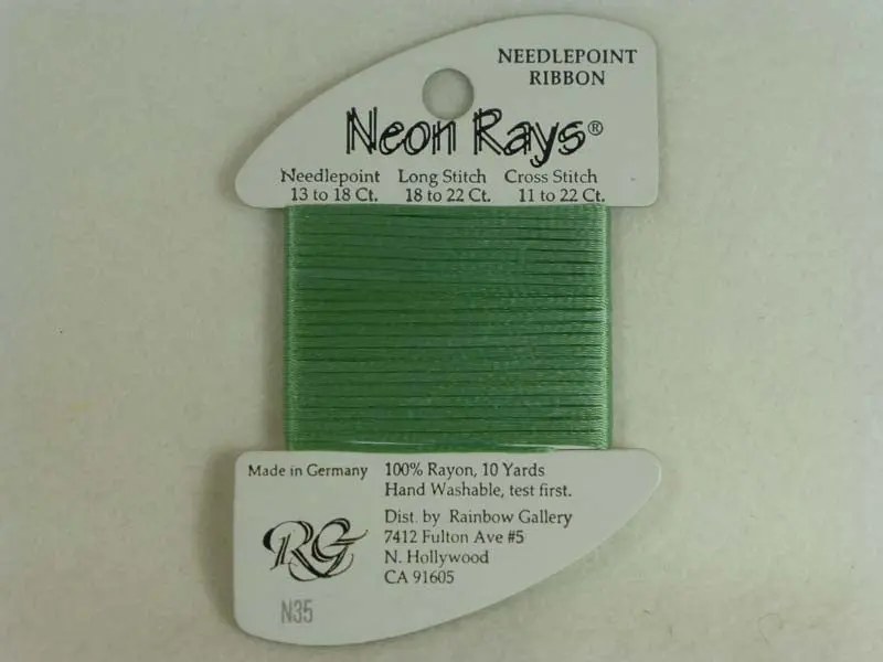 Neon Rays N35 Pale Green 1