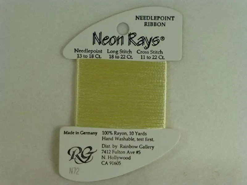 Neon Rays N72 Pale Yellow 1