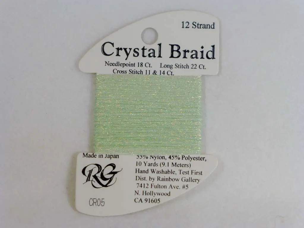 Crystal Braid Cr05 Pale Mint Green 1