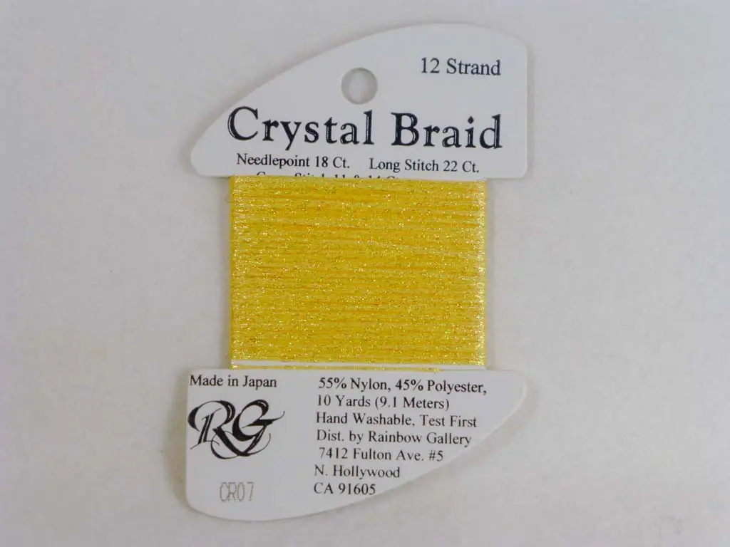 Crystal Braid Cr07 Yellow 1