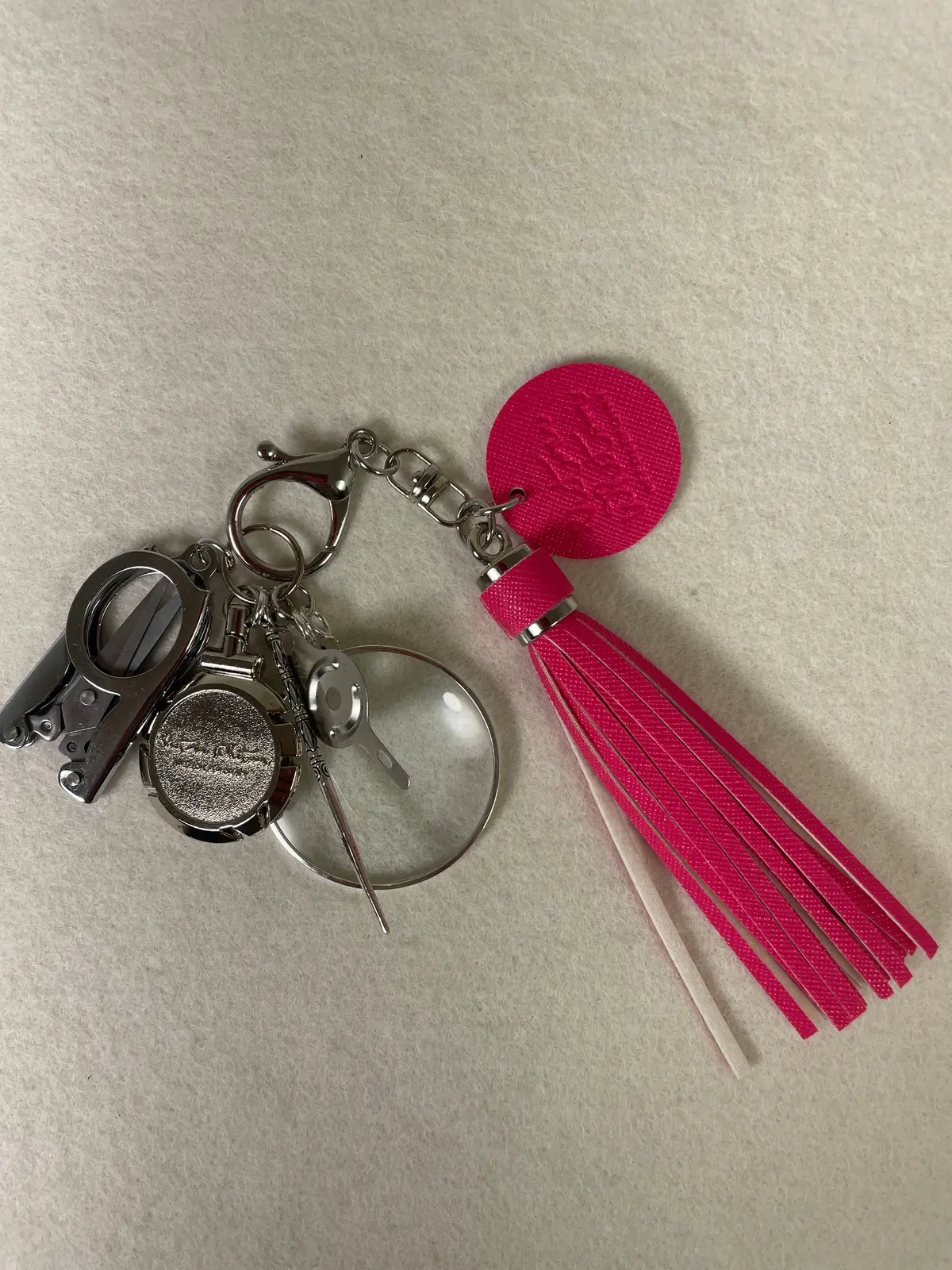 * Victoria Whitson Needlepoint Vw Tassel Kit- Peonies Pink 1