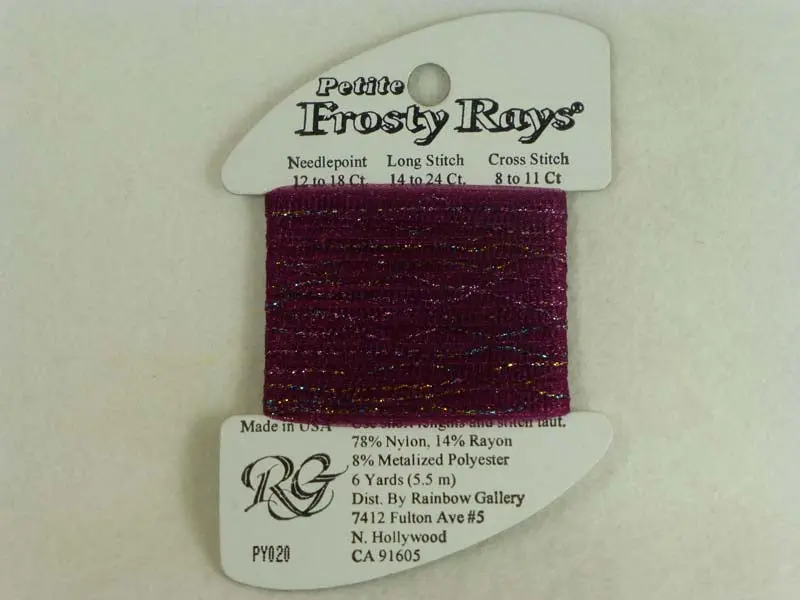 Petite Frosty Rays Py020 Dark Antique Mauve Gloss 1