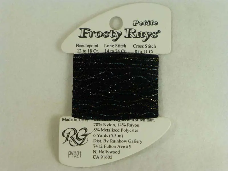 Petite Frosty Rays Py021 Black Mutli Gloss 1