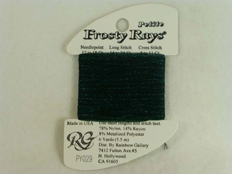 Petite Frosty Rays Py029 Deep Sea Green Gloss 1