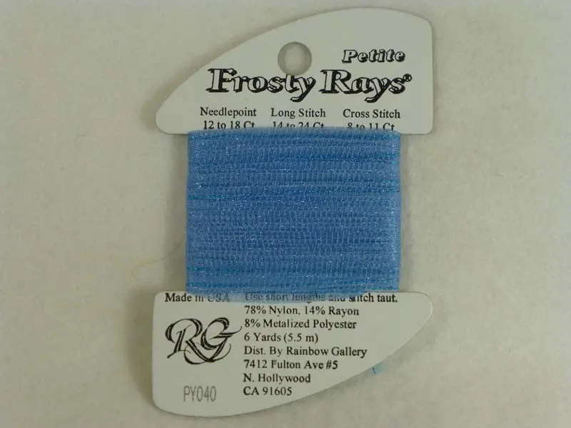 Petite Frosty Rays Py040 Medium Blue Gloss 1