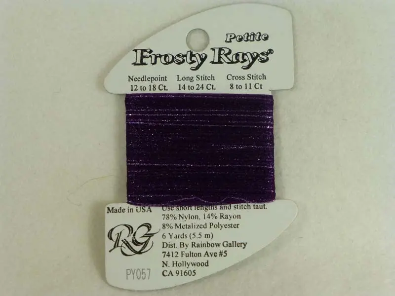 Petite Frosty Rays Py057 Dark Purple Gloss 1