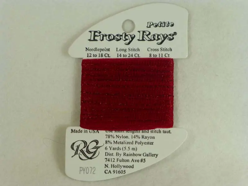 Petite Frosty Rays Py072 Dark Red Gloss 1
