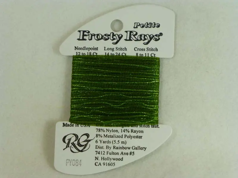 Petite Frosty Rays Py084 Medium Olive Green Gloss 1