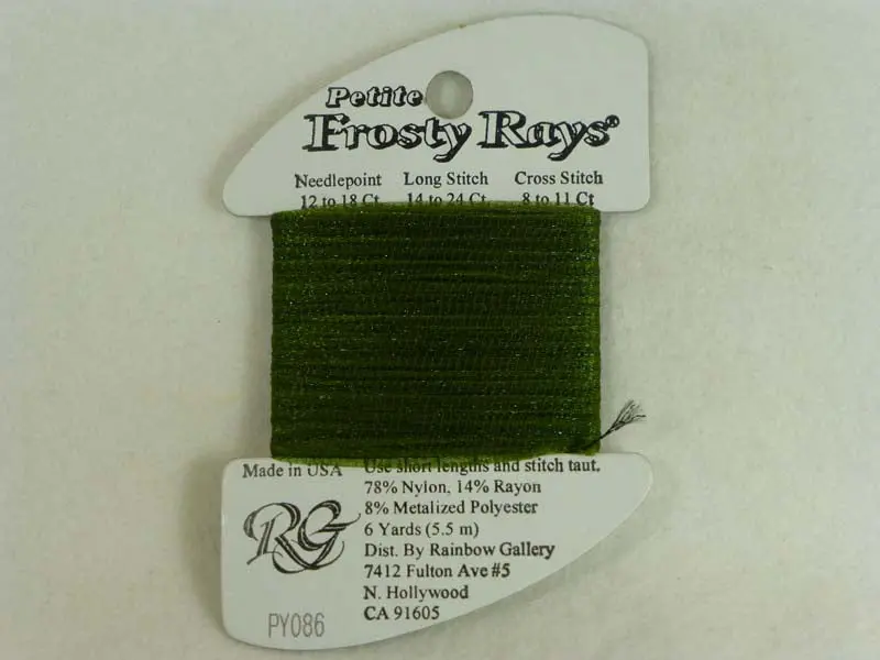 Petite Frosty Rays Py086 Dark Olive Green Gloss 1
