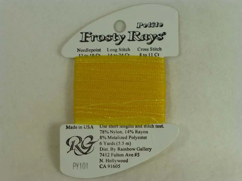 Petite Frosty Rays Py101 Brite Yellow Pearl 1