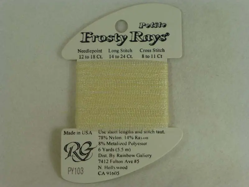 Petite Frosty Rays Py103 Ecru Pearl 1