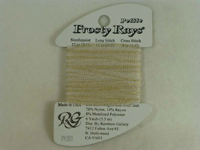 Petite Frosty Rays Py201 Pale Gold Ice 1